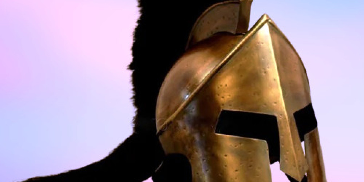 A Mythic Odyssey Unveiled: Embarking on Time's Canvas with the Spartan Helmet from the 300 Movie